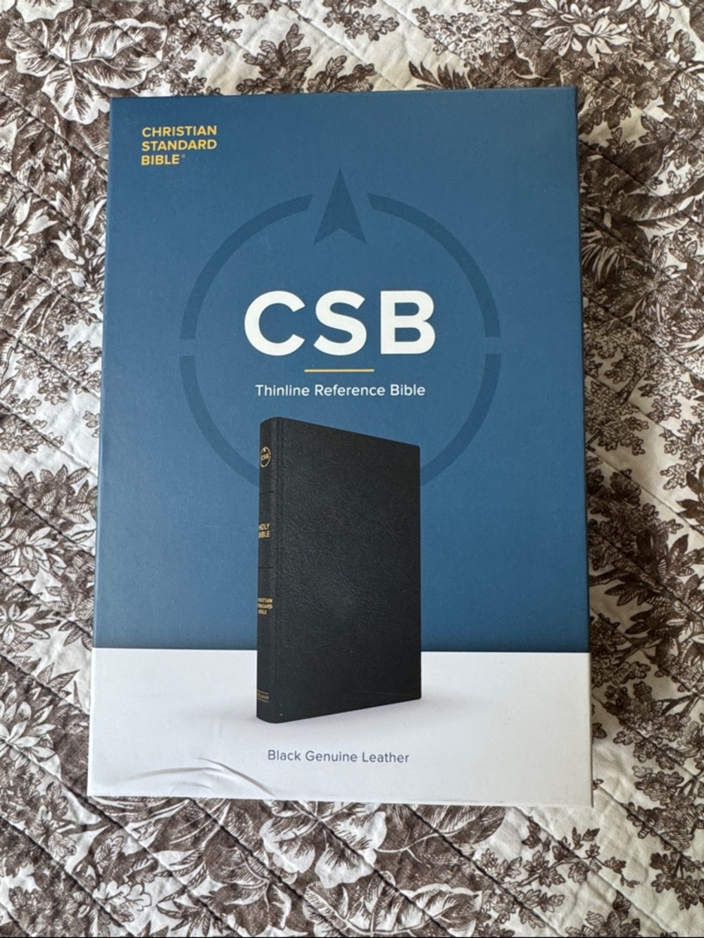 Christian Standard Bible (CSB) Thinline Reference Bible - Black Genuine Leather